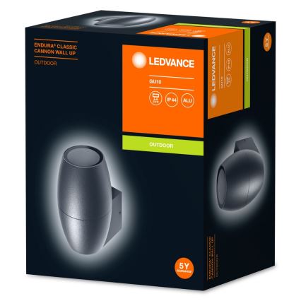 Ledvance - Zunanja stenska svetilka CANNON 1xGU10/35W/230V IP44