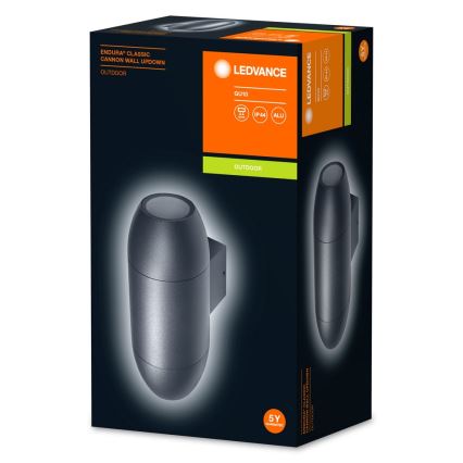 Ledvance - Zunanja stenska svetilka CANNON 2xGU10/35W/230V IP44