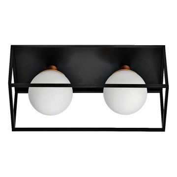 Ledvance - Zunanja stenska svetilka DECOR SQUARE 2xG9/28W/230V IP44