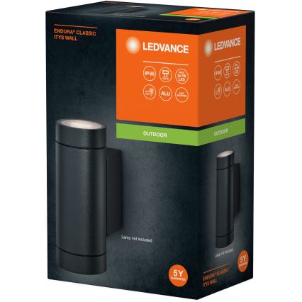 Ledvance - Zunanja stenska svetilka ITYS 2xGU10/35W/230V IP65