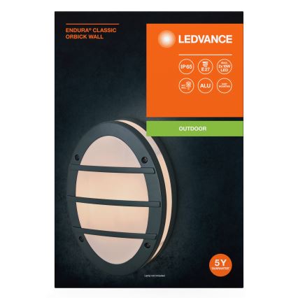 Ledvance - Zunanja stenska svetilka ORBICK 2xE27/18W/230V IP65