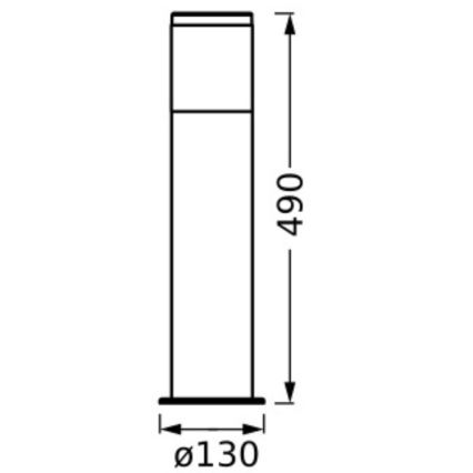 Ledvance - Zunanja svetilka EBRO 1xE27/20W/230V IP44