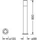 Ledvance - Zunanja svetilka PIPE 1xE27/25W/230V IP44 80 cm