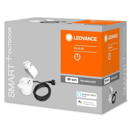 Ledvance - Zunanji pametna vtičnica SMART+ PLUG SCHUKO 3680W IP44 Wi-Fi