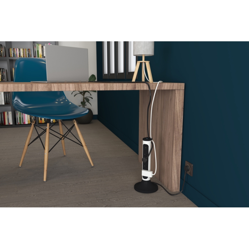 Legrand 049410 - Stebriček z vtičnicami 230V/16A, 4x2P+T 2m