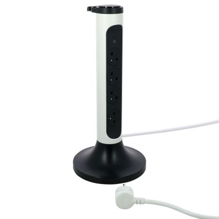 Legrand 049410 - Stebriček z vtičnicami 230V/16A, 4x2P+T 2m