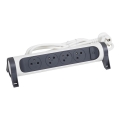 Legrand 049459 - Podaljšek s stikalom 4Z Tip E 3m