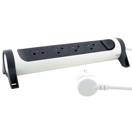 Legrand 049459 - Podaljšek s stikalom 4Z Tip E 3m