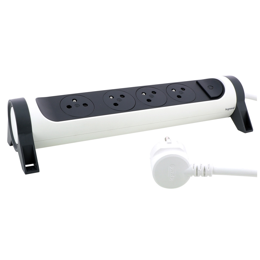 Legrand 049459 - Podaljšek s stikalom 4Z Tip E 3m