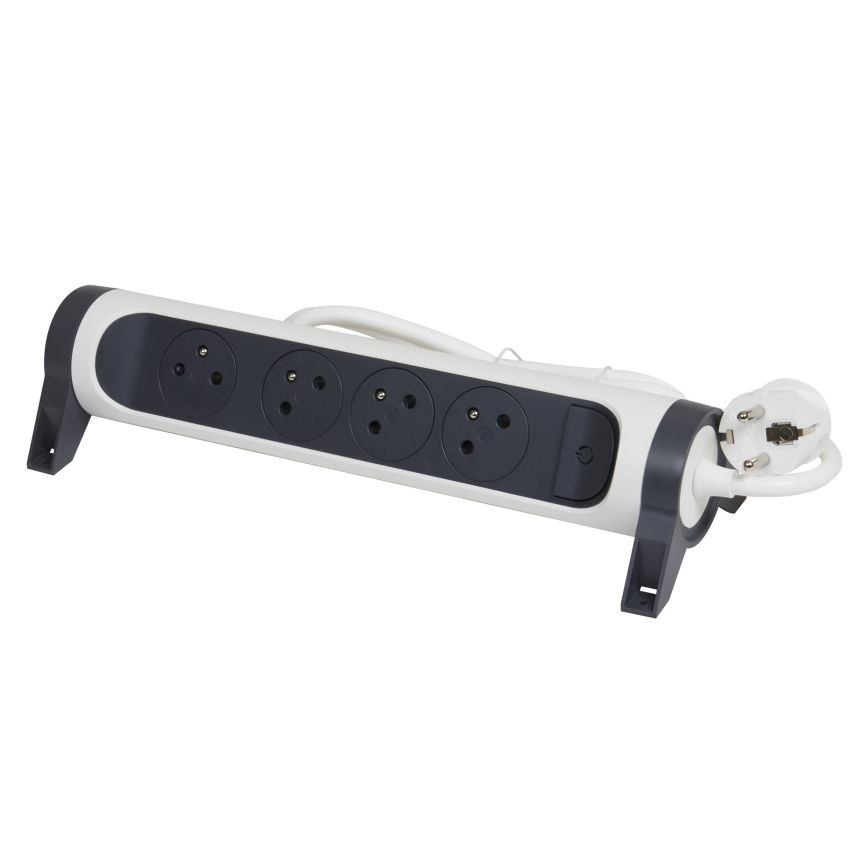 Legrand 049459 - Podaljšek s stikalom 4Z Tip E 3m