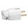 Legrand 50172 - Vtičnica vrtljiva 2P+T 230V/16A bela