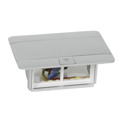Legrand 54011 - Okvirček za vtičnico za mizno desko POP-UP 4M aluminij