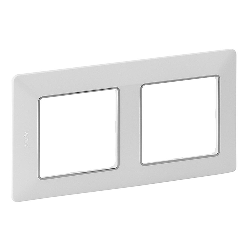 Legrand 754032 - Okvirček za stikala VALENA LIFE 2P bel/krom