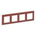 Legrand 754074 - okvir za stikala VALENA LIFE 4P, barva opeke