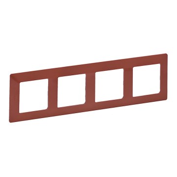 Legrand 754074 - okvir za stikala VALENA LIFE 4P, barva opeke