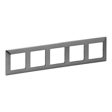 Legrand 754155 - Okvirček za stikala VALENA LIFE 5P nerjaveče jeklo