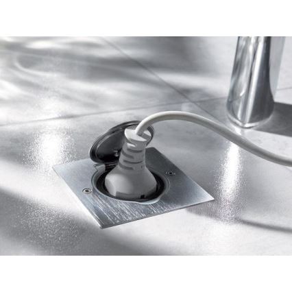 Legrand 89700 - Okvir za talno vtičnico PLATINUM IP44 2M IP44 nerjaveče jeklo