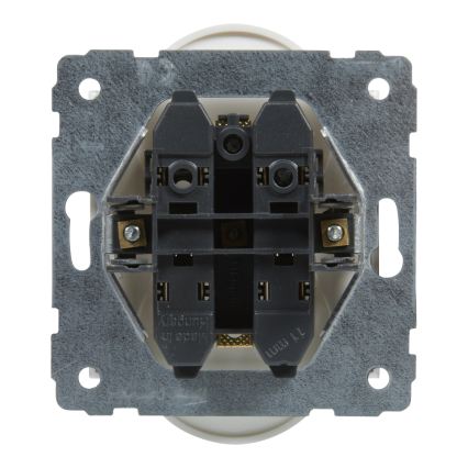 Legrand - dvojna hišna vtičnica SUNO brez okvirja 250V/16A, bela