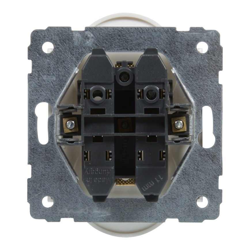 Legrand - dvojna hišna vtičnica SUNO brez okvirja 250V/16A, bela