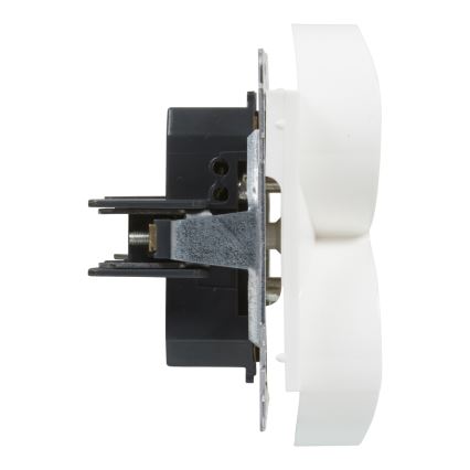 Legrand - dvojna hišna vtičnica SUNO brez okvirja 250V/16A, bela