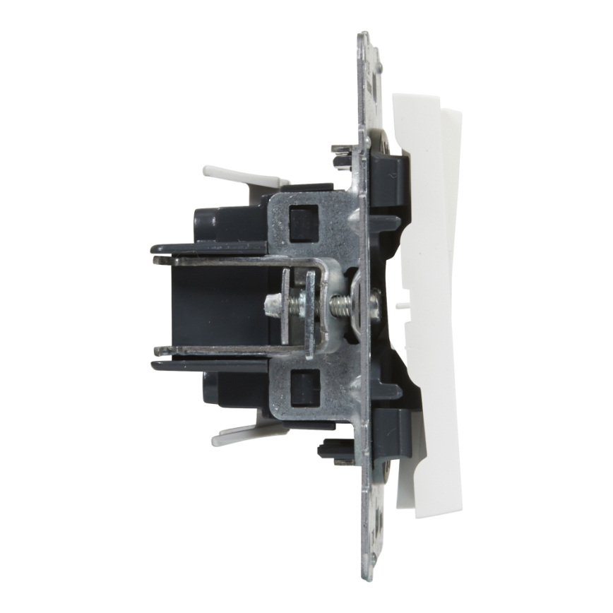 Legrand - dvojno stikalo brez okvirja, št. 5, SUNO, belo