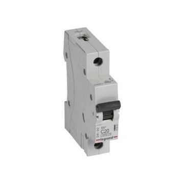 Legrand - Enofazni magnetotermični odklopnik RX3 1P C 20A 6000A