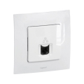 Legrand - Ethernet vtičnica RJ45 z okvirjem NILOE, bela