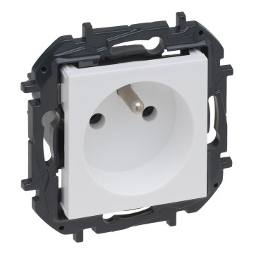 Legrand - Hišna vtičnica brez okvirja 250V/16A NILOE STEP bela