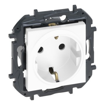 Legrand - Hišna vtičnica SCHUKO brez okvirja NILOE STEP 250V bela