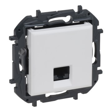 Legrand - RJ45 Ethernet vtičnica brez okvirja NILOE STEP bela