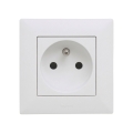 Legrand - Stenska vtičnica z okvirjem NILOE STEP 250V bela