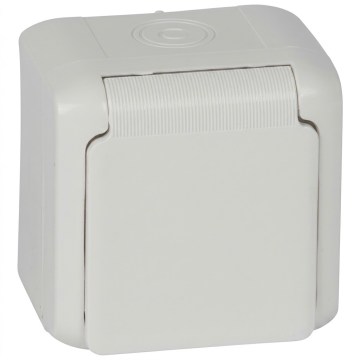 Legrand - Stenska vtičnica za domačo uporabo FORIX 250V IP44 bela
