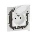 Legrand - Zunanja hišna vtičnica brez okvirja 250V/16A NILOE IP44 bela