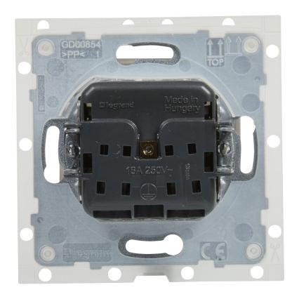 Legrand - Zunanja vtičnica brez okvirja 250V/16A NILOE STEP IP44 bela