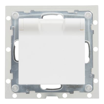 Legrand - Zunanja vtičnica brez okvirja 250V/16A NILOE STEP IP44 bela
