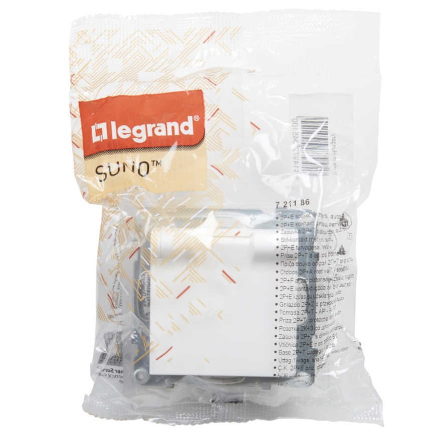Legrand - Zunanja vtičnica brez okvirja 250V/16A NILOE STEP IP44 bela
