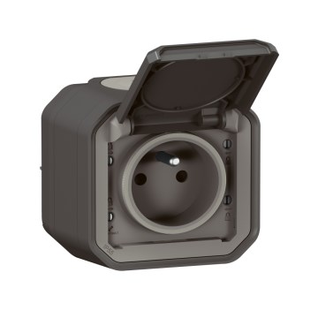 Legrand - Zunanja vtičnica PLEXO 250V IP55 antracitna