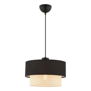 Lesten ECHO 1xE27/60W/230V črna/kremna