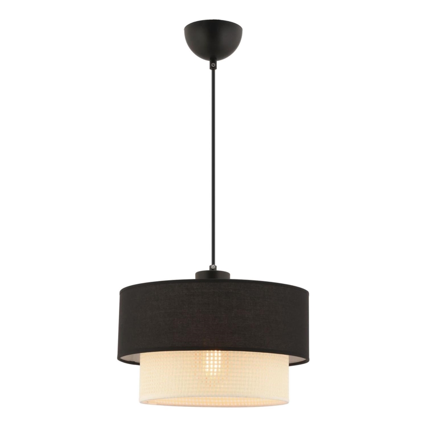 Lesten ECHO 1xE27/60W/230V črna/kremna