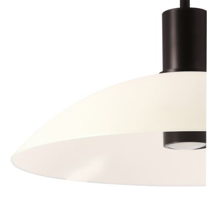 Lesten na vrvici TEDIN 1xGU10/15W/230V bela/črna