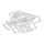 Lestenec 9xLED/20W/230V bela