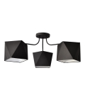 Lestenec ADAMANT 3xE27/15W/230V črn
