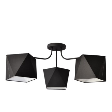 Lestenec ADAMANT 3xE27/15W/230V črn