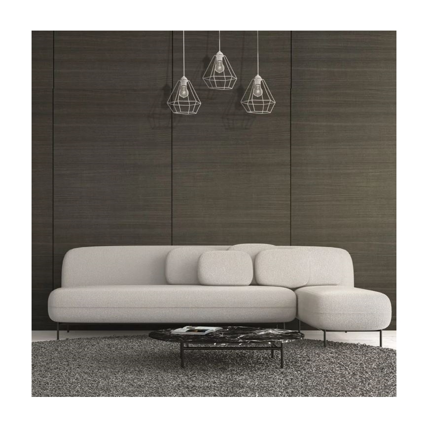Lestenec ALMA 3xE27/60W/230V bel