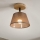 Lestenec ANTONIO 1xE14/40W/230V rjava/hrast