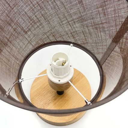 Lestenec ANTONIO 1xE14/40W/230V rjava/hrast