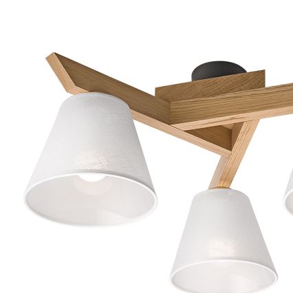 Lestenec ANTONIO 3xE14/40W/230V hrast