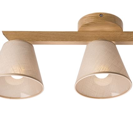 Lestenec ANTONIO 3xE14/40W/230V hrast