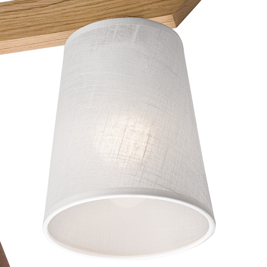 Lestenec ANTONIO 3xE14/40W/230V hrast