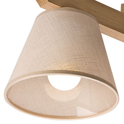 Lestenec ANTONIO 3xE14/40W/230V hrast